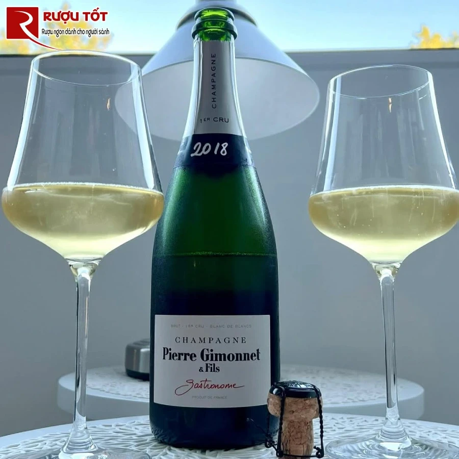 ruou champagne pierre gimonnet gastronome
