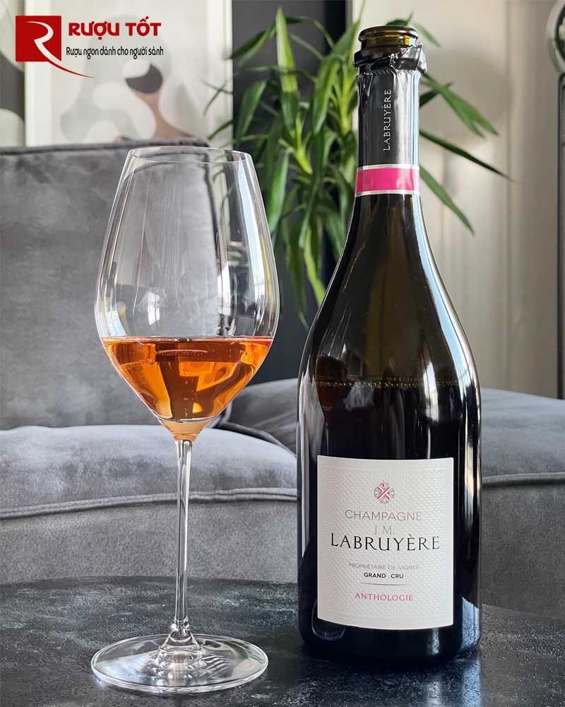 rượu Champagne Rosé JM Labruyere Anthologie
