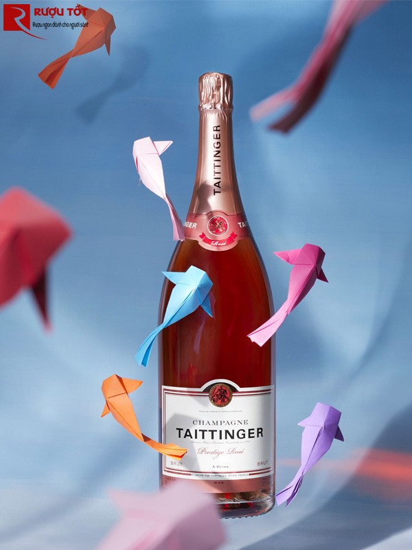 Rượu Champagne Taittinger Prestige Rose