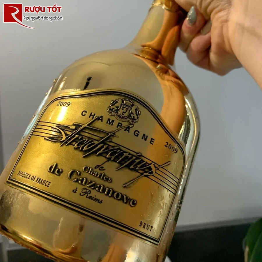 ruou charles de cazanove stradivarius gold brut millesime ngon