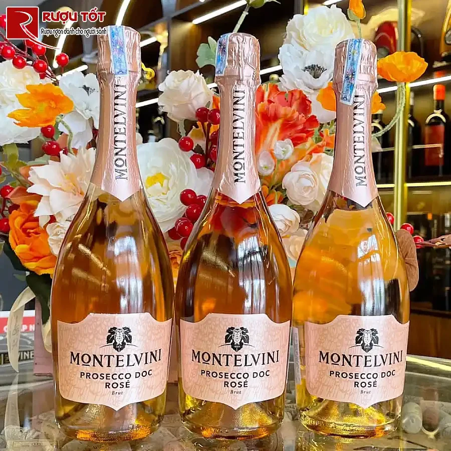 ruou montelvini prosecco doc rose