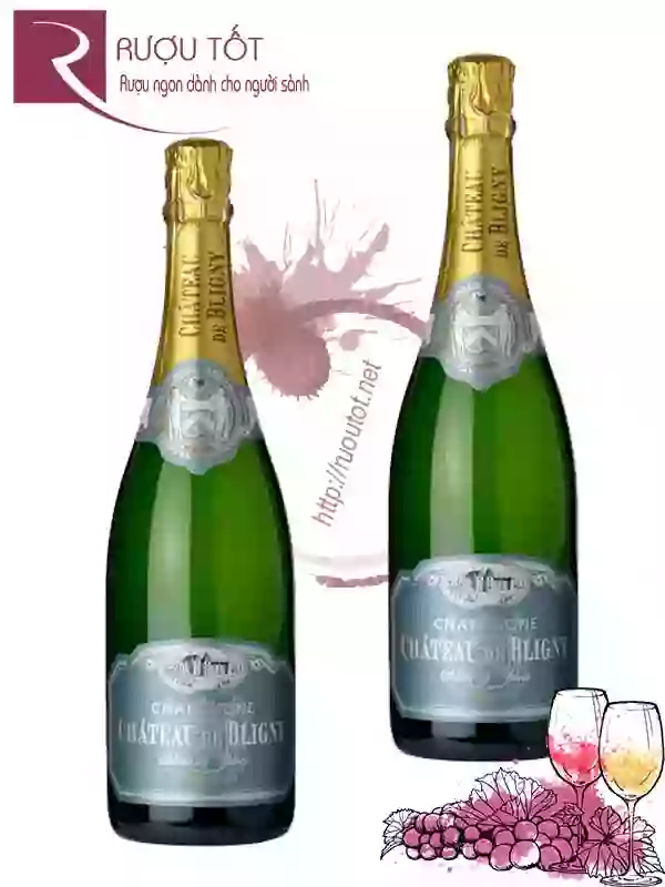 Rượu Champagne Chateau de Brigny Blanc de Blancs Hảo hạng