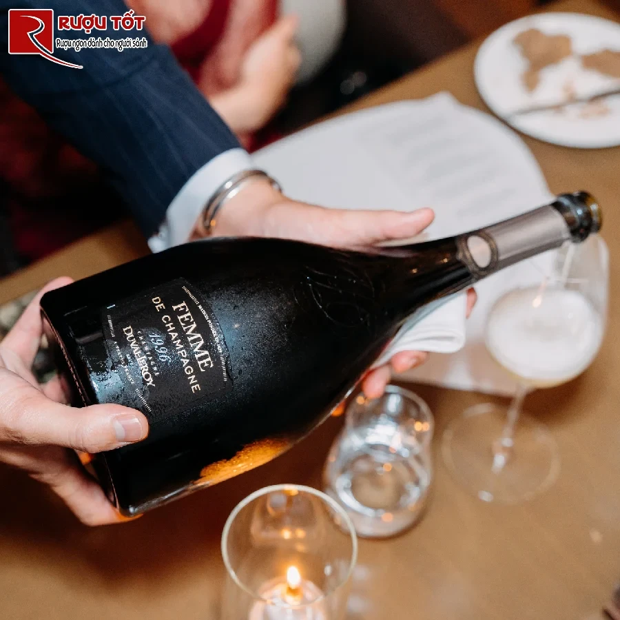 ruou vang no champagne duval leroy femme brut nature