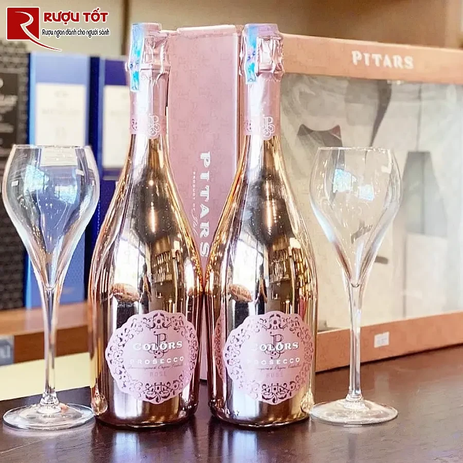 ruou vang no pitars colors prosecco rose