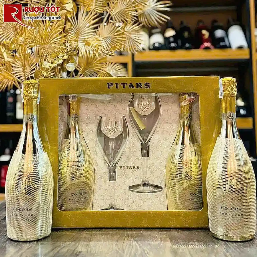 ruou vang no pitars prosecco colors millesimato