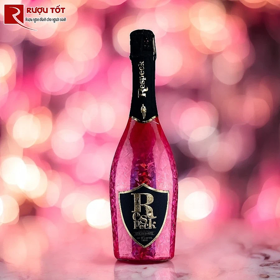 ruou vang no respeck strawberry chinh hang