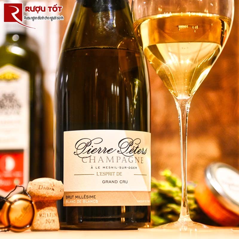 Vang Champagne Pierre Peters L Espirit Grand Cru