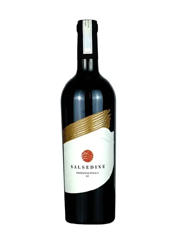 Rượu Vang Ý Đỏ Salsedine Primitivo Di Manduria 750ml 15% Giá Tốt