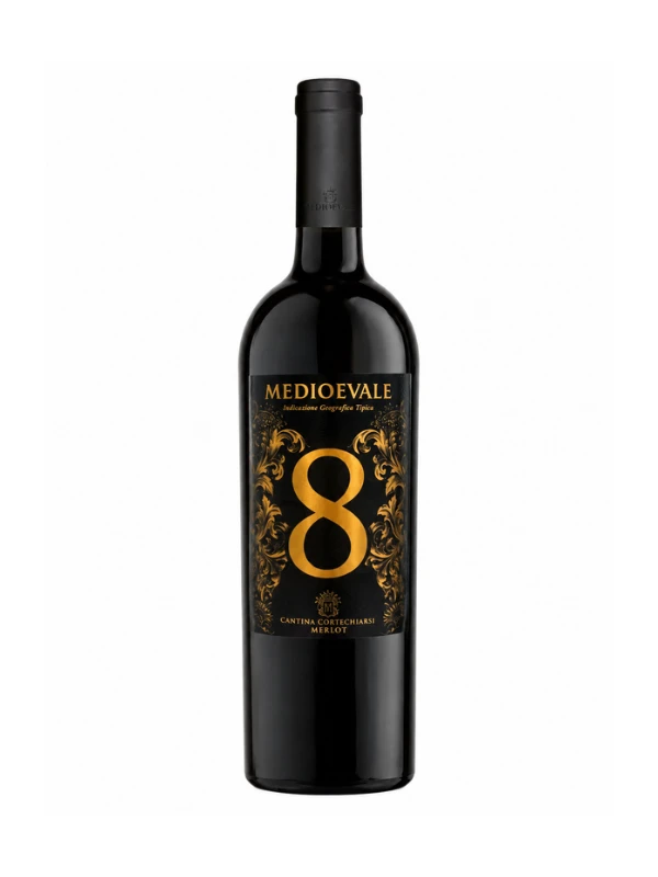 Rượu vang 8 Medioevale Merlot IGT