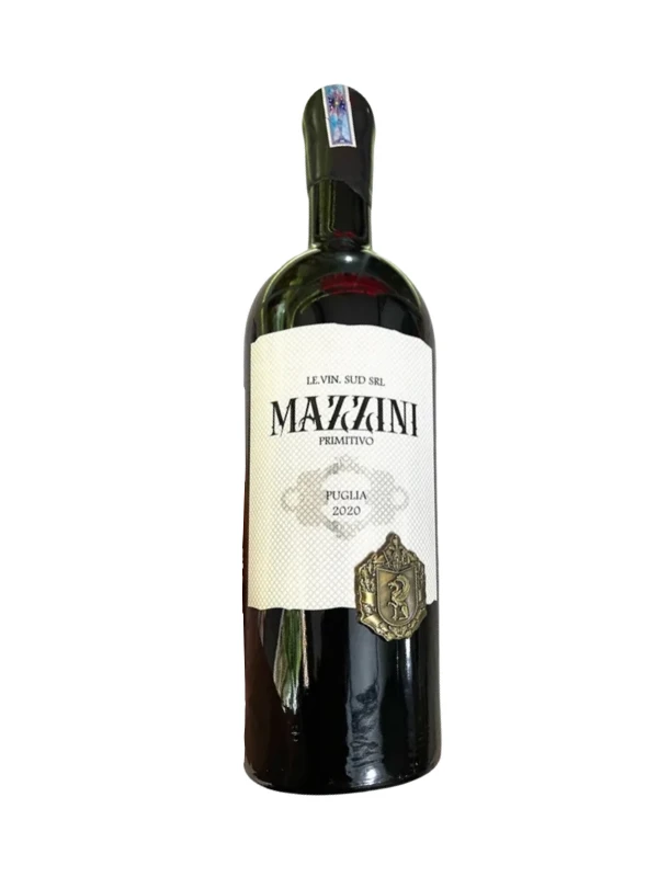Rượu vang Mazzini Primitivo Puglia 750ml 17% chính hãng Ý