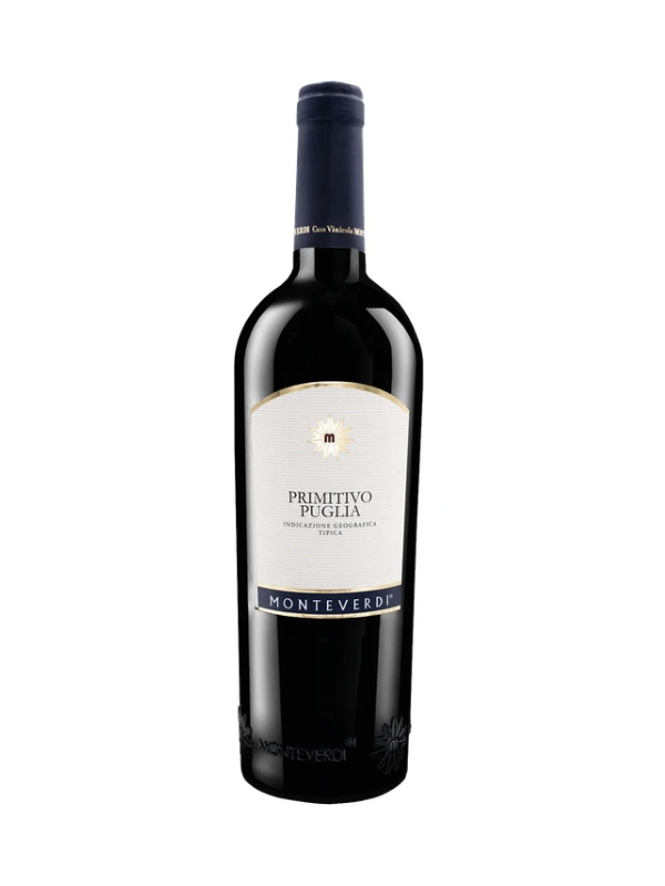 Vang Ý Primitivo Puglia Monteverdi 14,5% Cao cấp