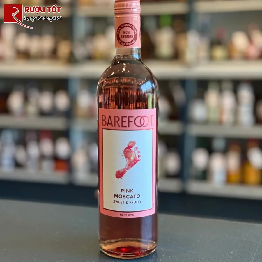 barefoot pink moscato