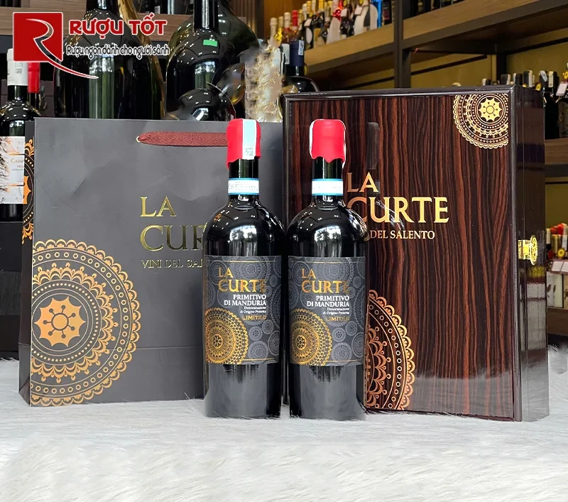 Hộp đôi rượu La Curte Limited