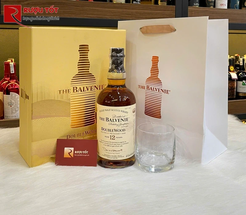 Hộp quà Balvenie 12 Year old Double Wood