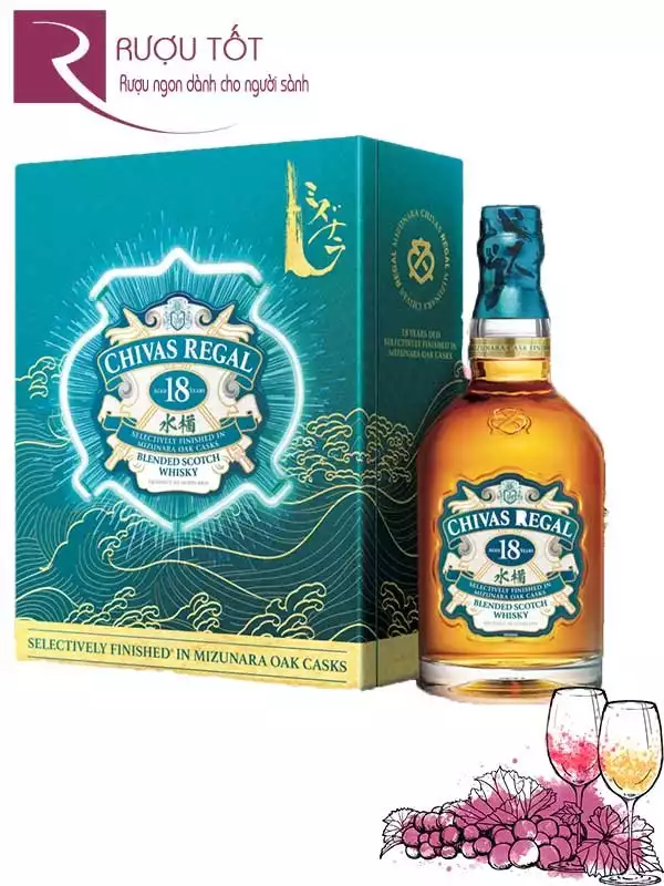 Hộp Quà Tết Chivas Regal 18 Mizunara năm 2025