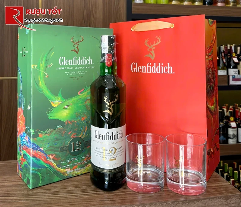 Hộp quà rượu Glenfiddich 12 năm