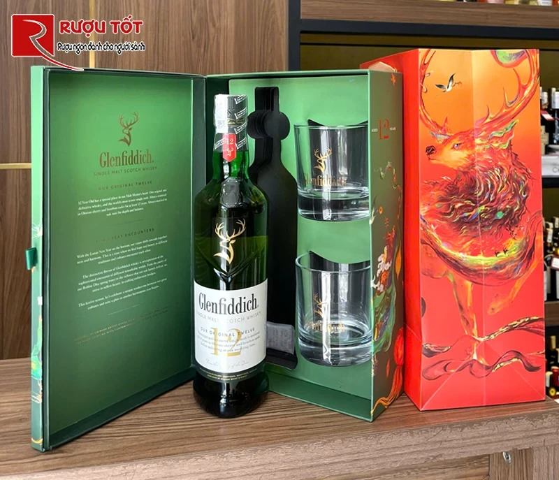 Hộp quà rượu Glenfiddich 12