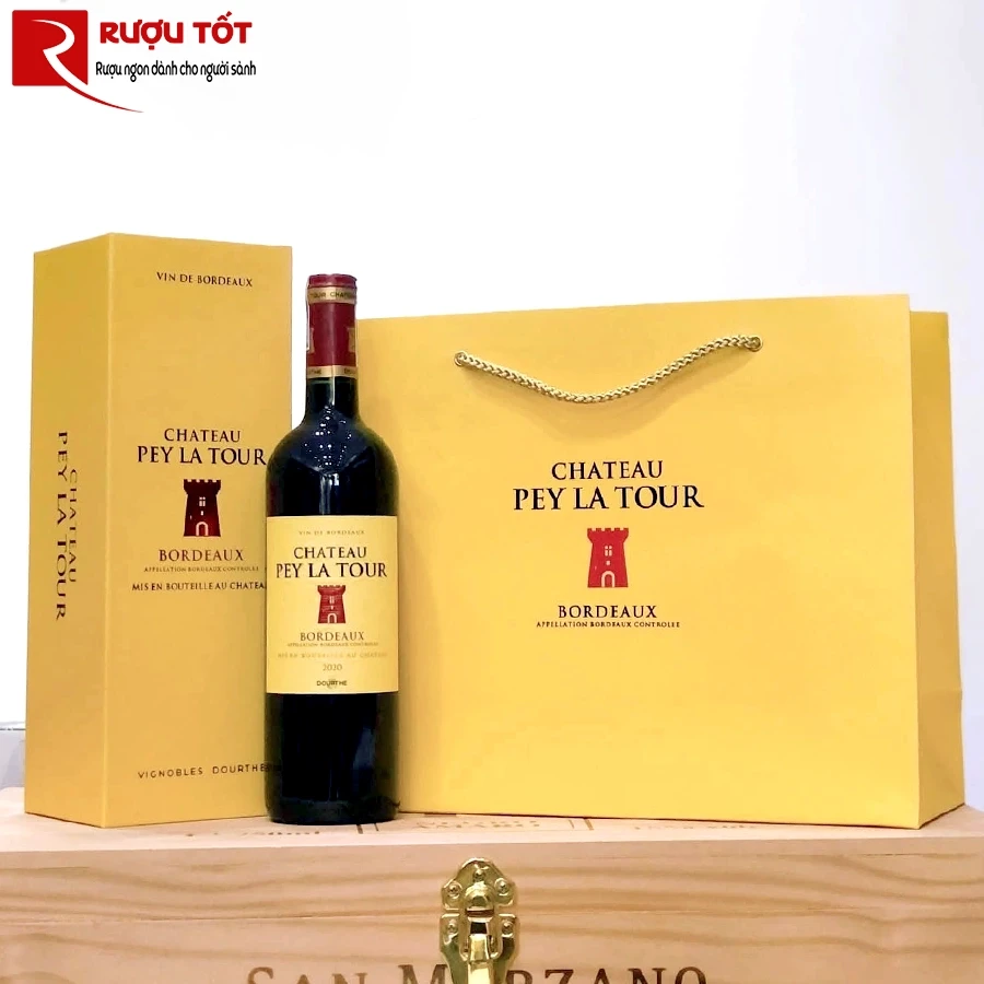 Hộp quà rượu vang Chateau Pey Latour