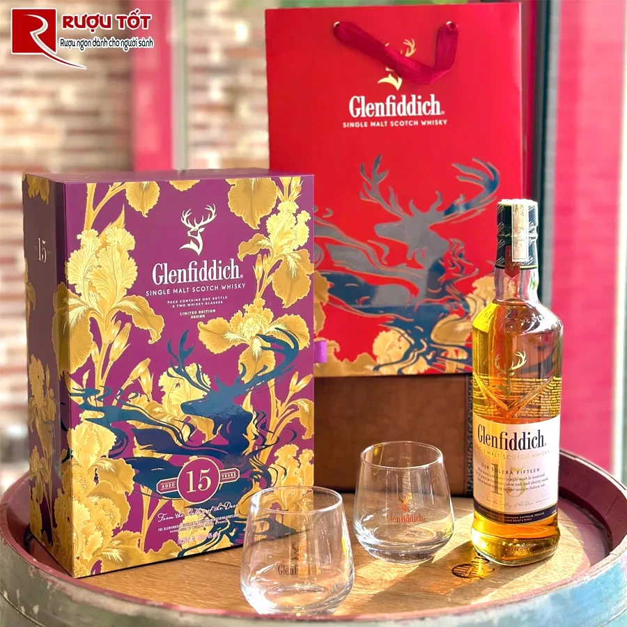 Hộp quà Tế Glenfiddich 15 2026
