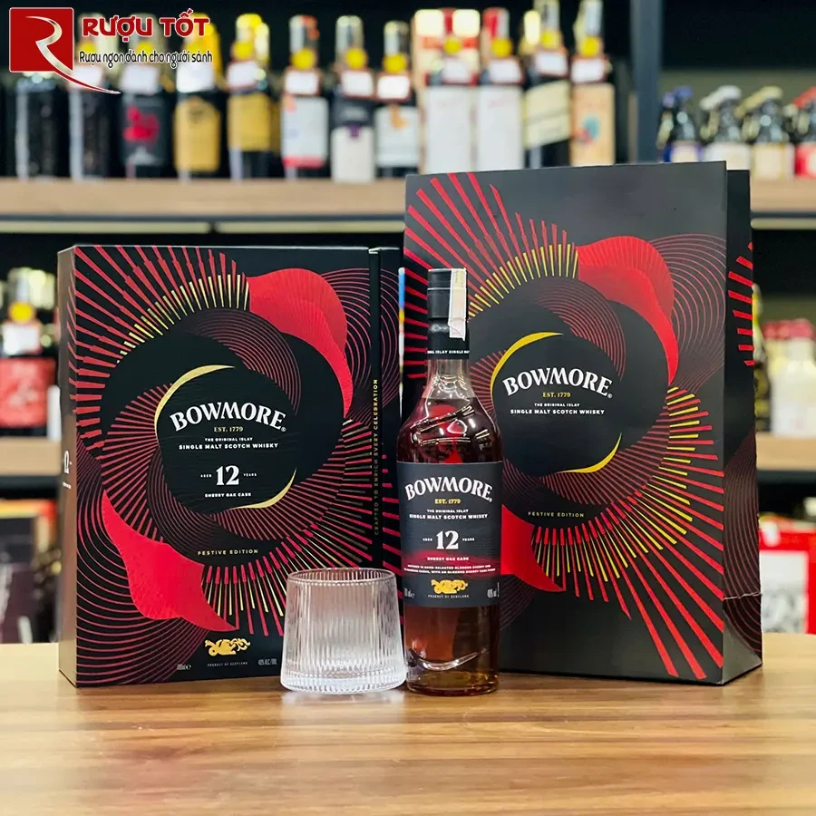 hop qua tet bowmore 12 