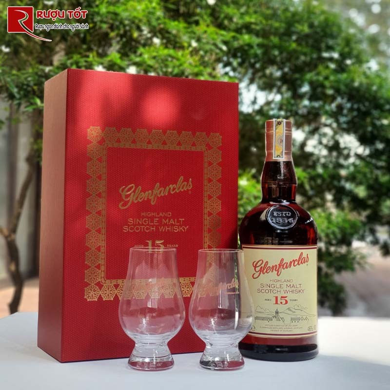 Hộp Quà Tết Glenfarclas 15