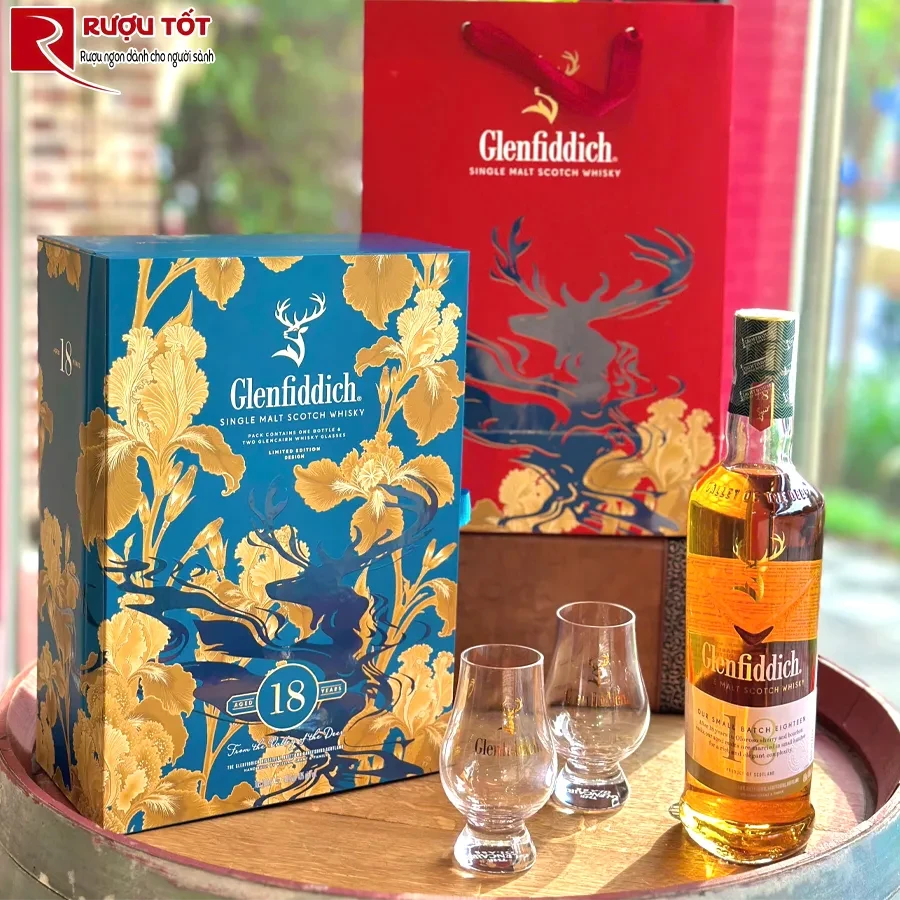 Hộp quà Tết Glenfiddich 18 2026