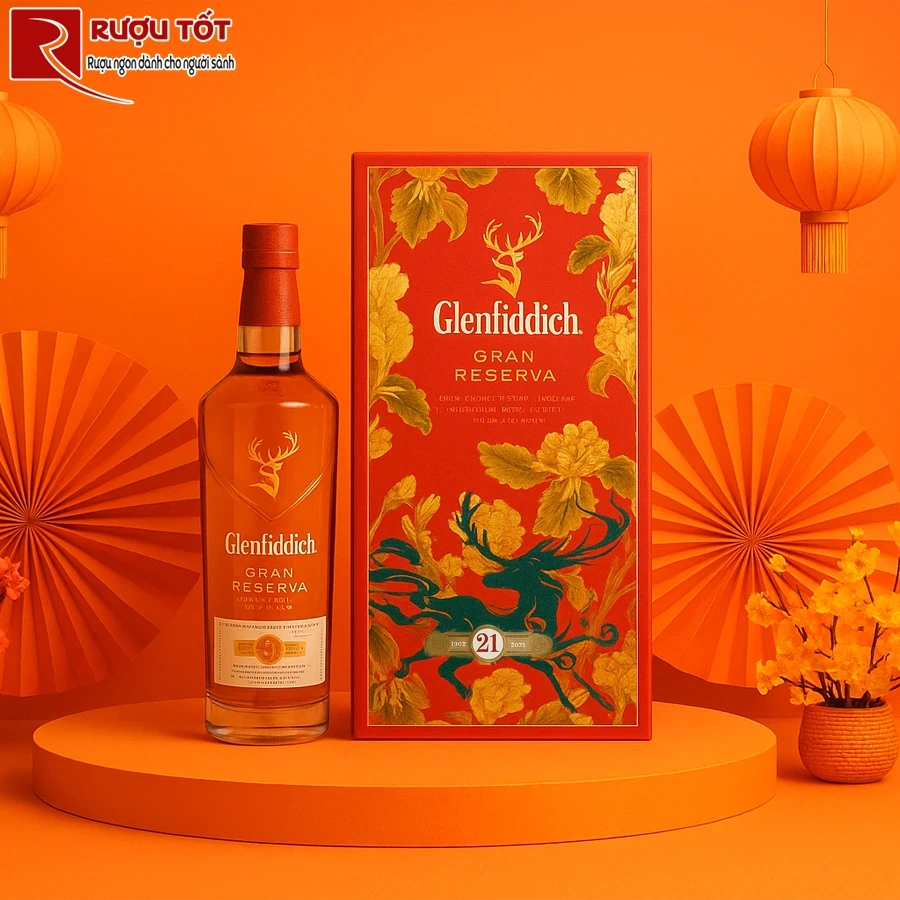 Hộp quà Tết Glenfiddich 21 2026