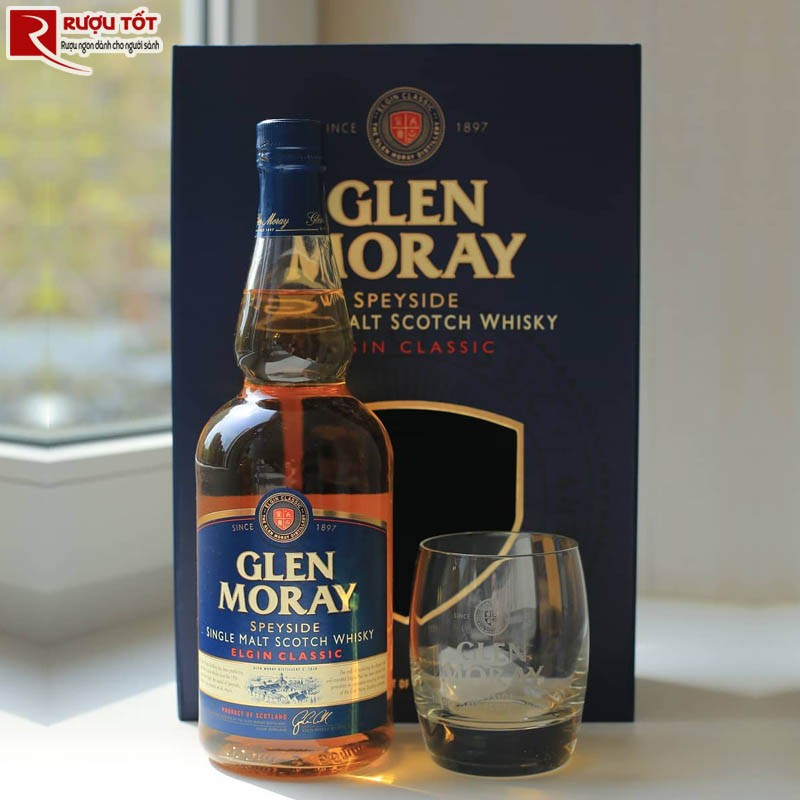 Hộp Quà Tết Rượu Glen Moray Speyside Single Malt Elgin Classic