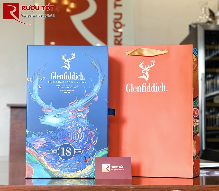ruou glenfiddich 18 hop qua tet 2025