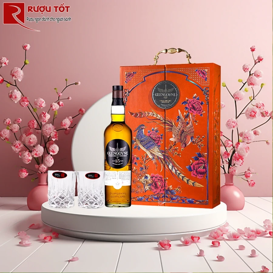 Rượu Glengoyne 15 Bản hộp quà