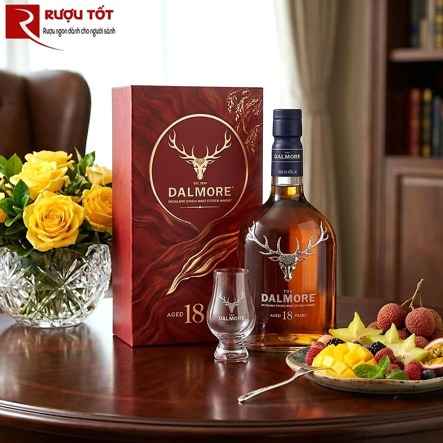 Rượu The Dalmore 18 Hộp Quà Tết Đinh Mùi 2027