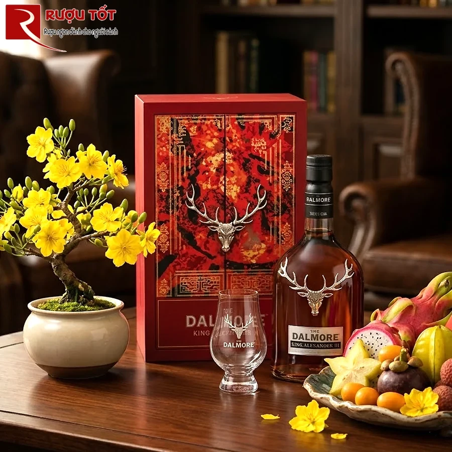 The Dalmore King Alexander III hộp quà Tết