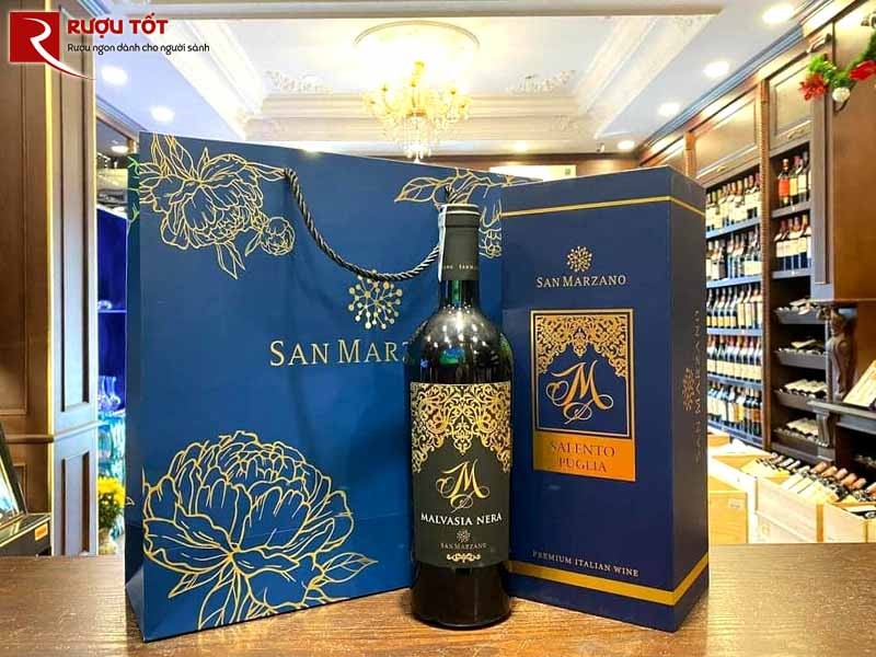 hop giay 1 chai ruou vang m