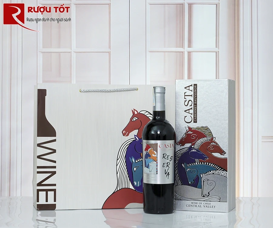 hop qua vang chile casta reserva