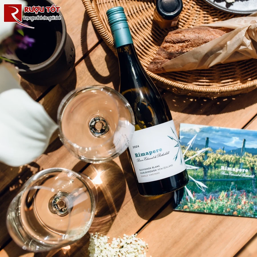 Cach uong ruou vang Rimapere Sauvignon Blanc chuan vi