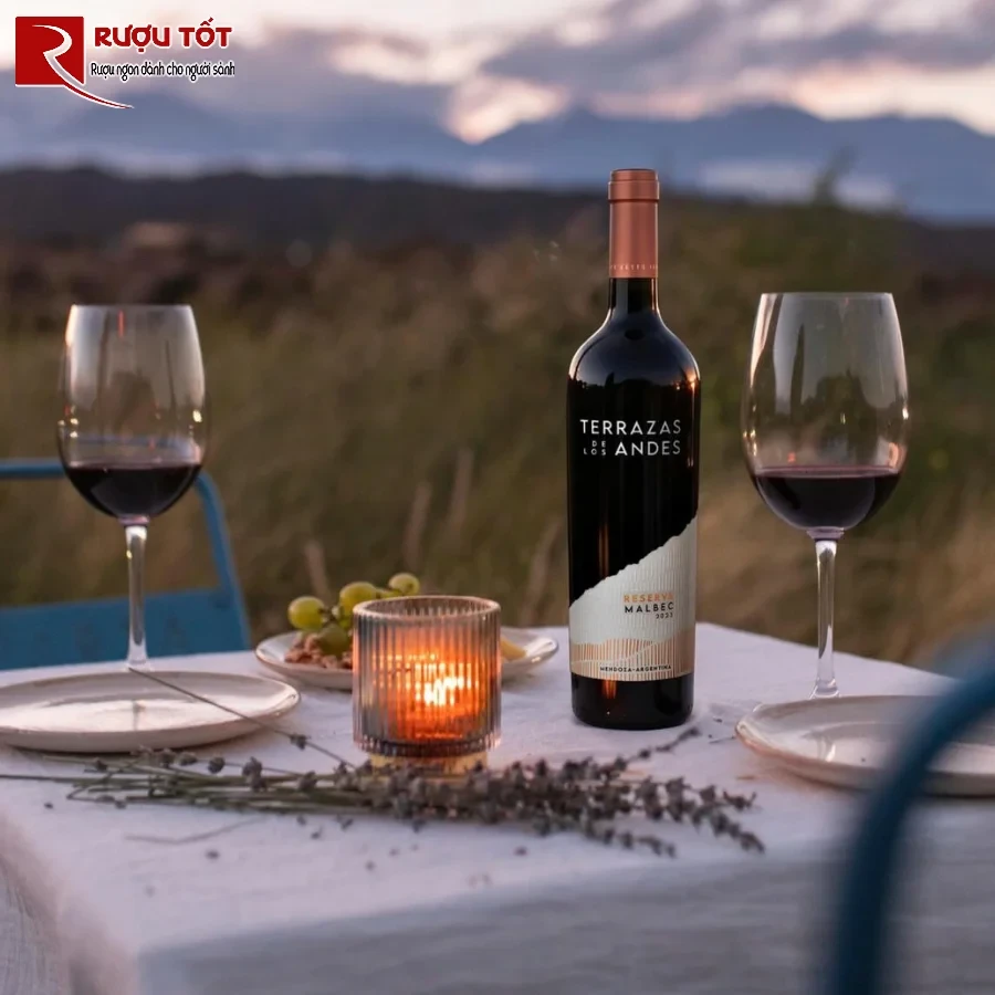 Cach uong Terrazas Reserva Malbec chuan