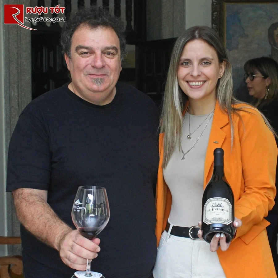 ruou vang Argentina El Enemigo Syrah Viognier