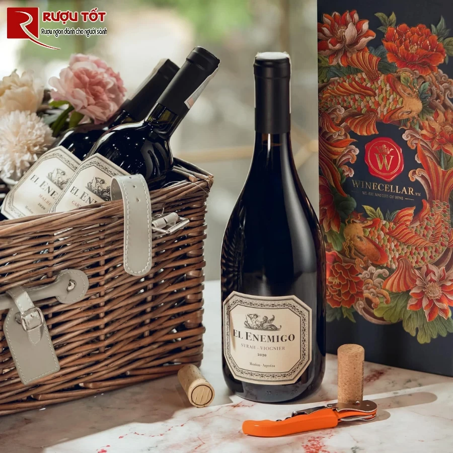 Ruou vang do El Enemigo Syrah Viognier