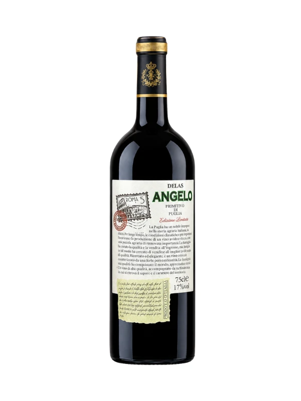 Rượu vang Delas Angelo Primitivo Puglia 17%