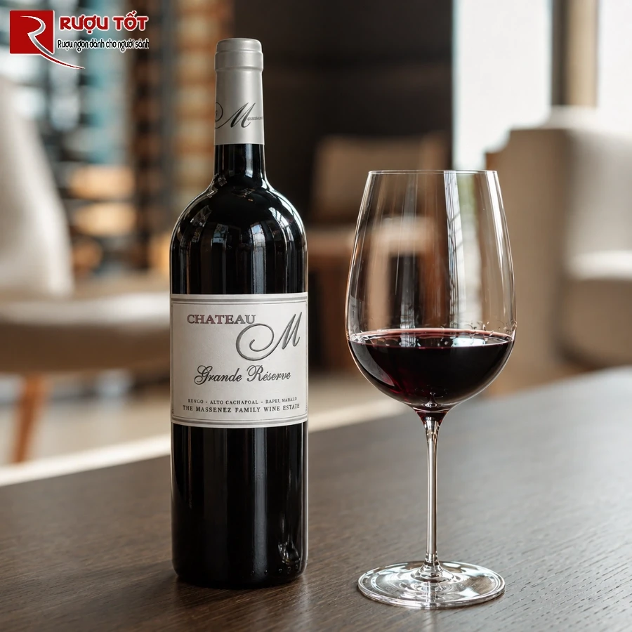 thuong thuc ruou vang Chateau M Gran Reserva