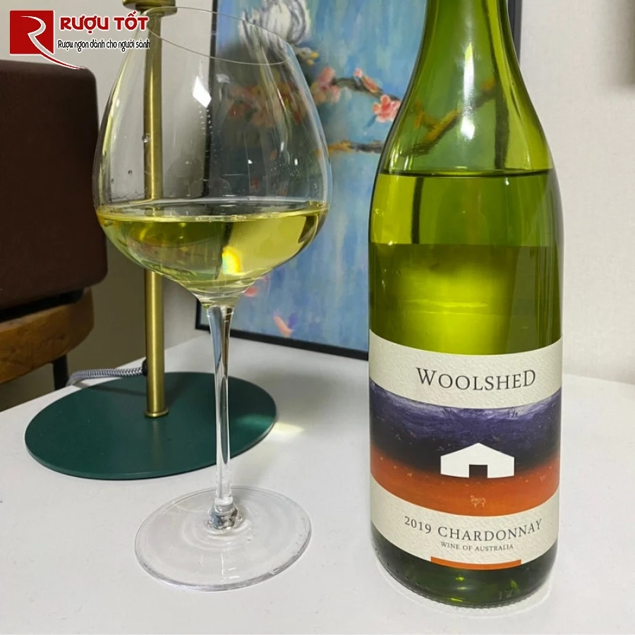 Thuong thuc ruou vang Woolshed Chardonnay