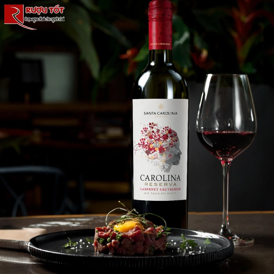 Thuong thuc Santa Carolina Reserva Cabernet Sauvignon
