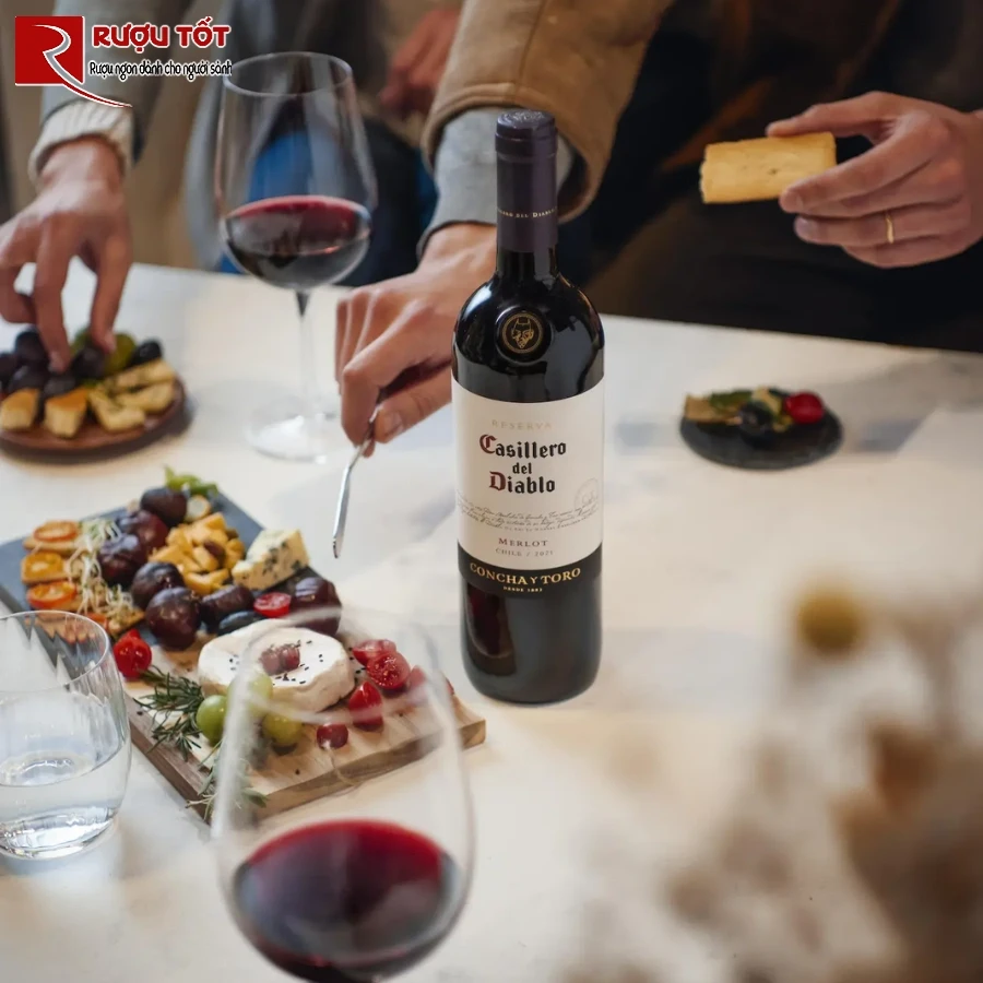 Vang Chile Casillero Del Diablo Merlot Concha Y Toro