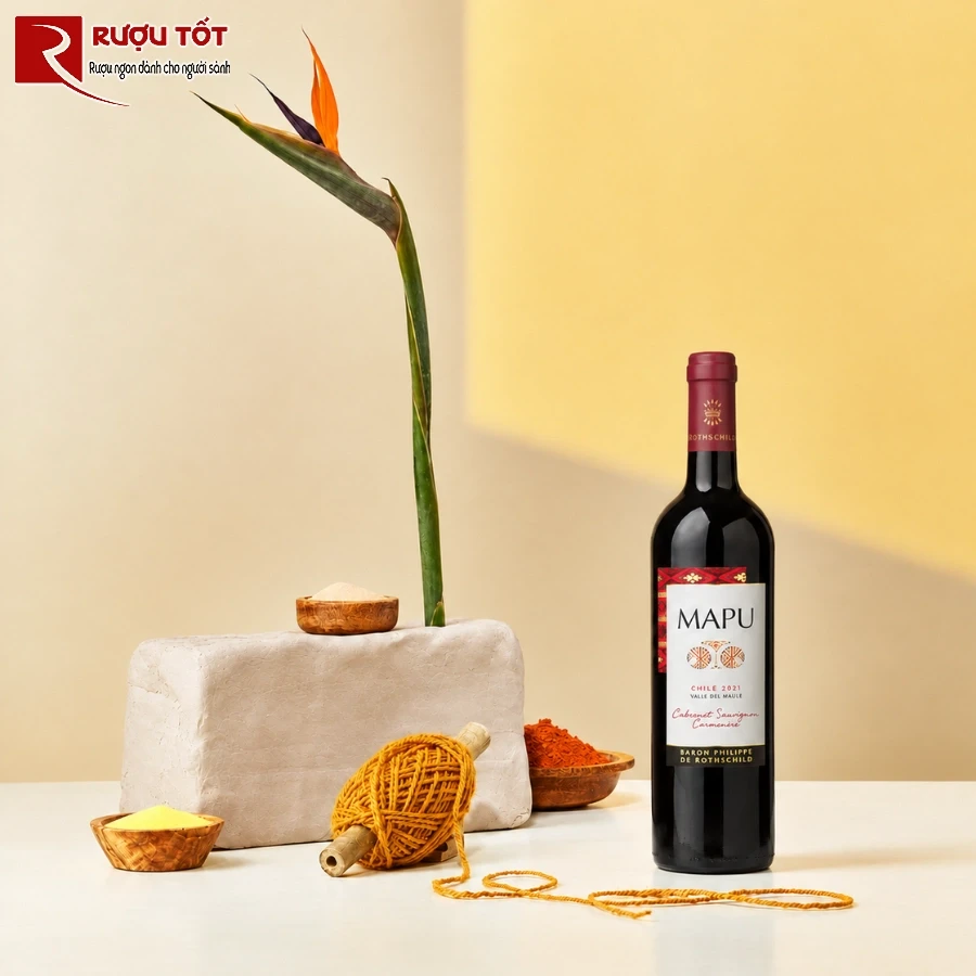vang do Chile Mapu Cabernet Sauvignon carmenere