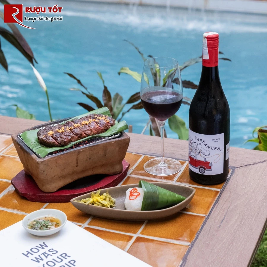 Vang trang Barramundi Shiraz