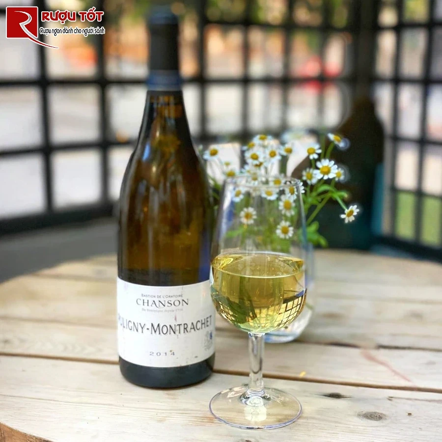 ruou vang puligny montrachet chanson