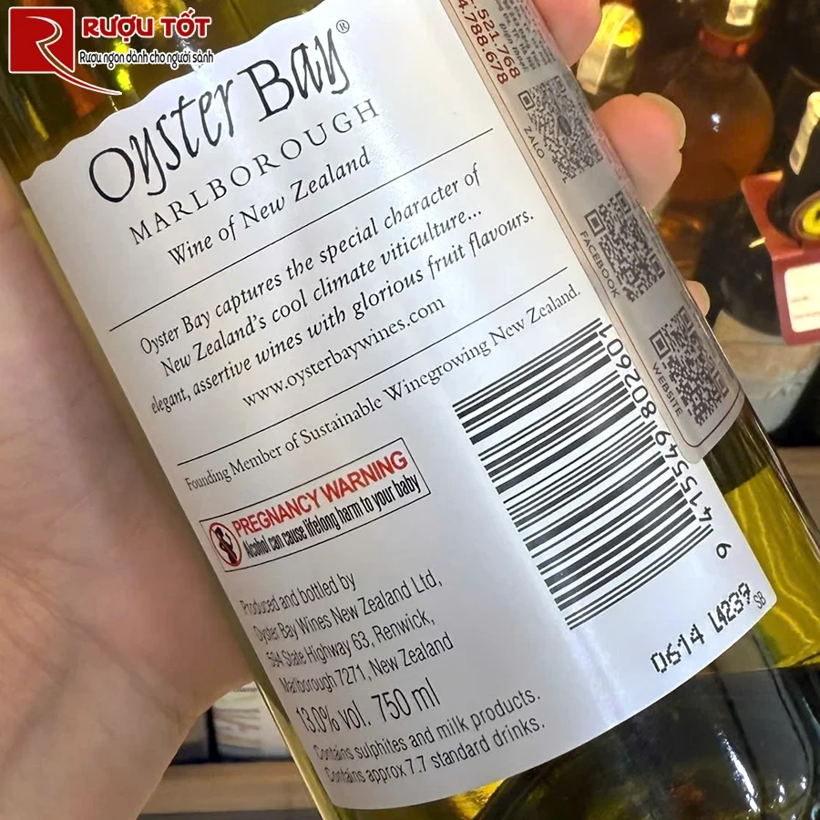 Vang Oyster Bay Sauvignon Blanc