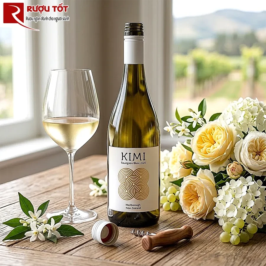Vang trắng Kimi Sauvignon BlanC
