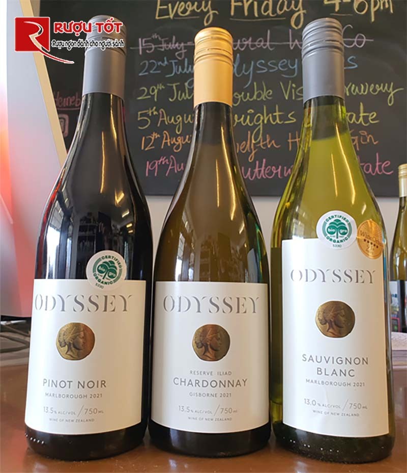 Vang trắng Odyssey Reserve Iliad Gisborne Chardonnay