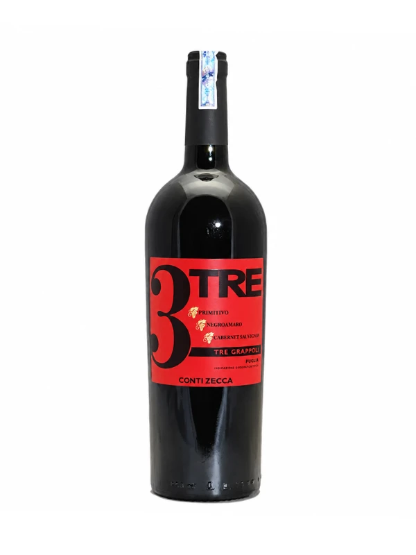 Rượu Vang Ý 3 Tre Grapolli Conti Zecca